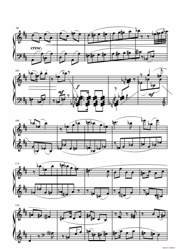 第二钢琴奏鸣曲（第三乐章）