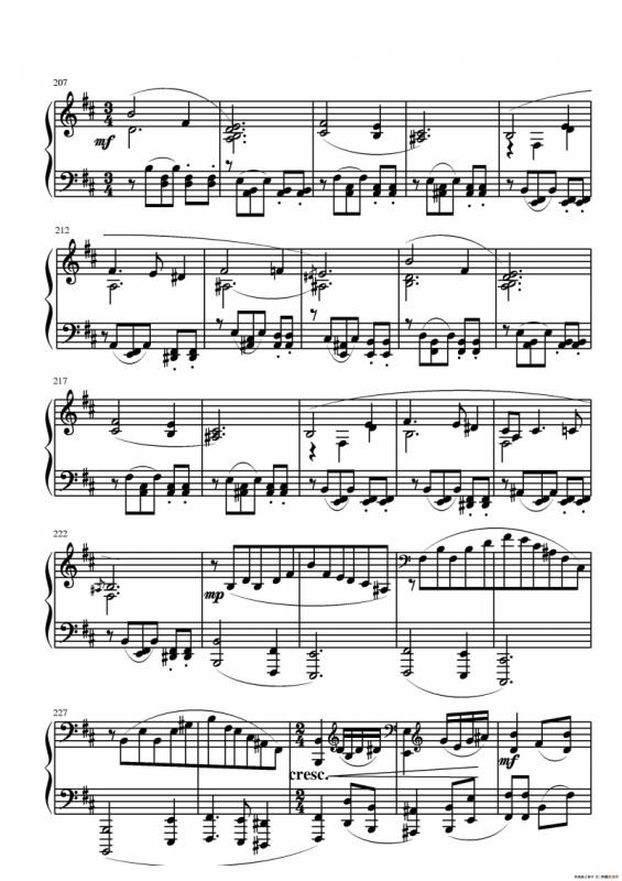 第二钢琴奏鸣曲（第三乐章）