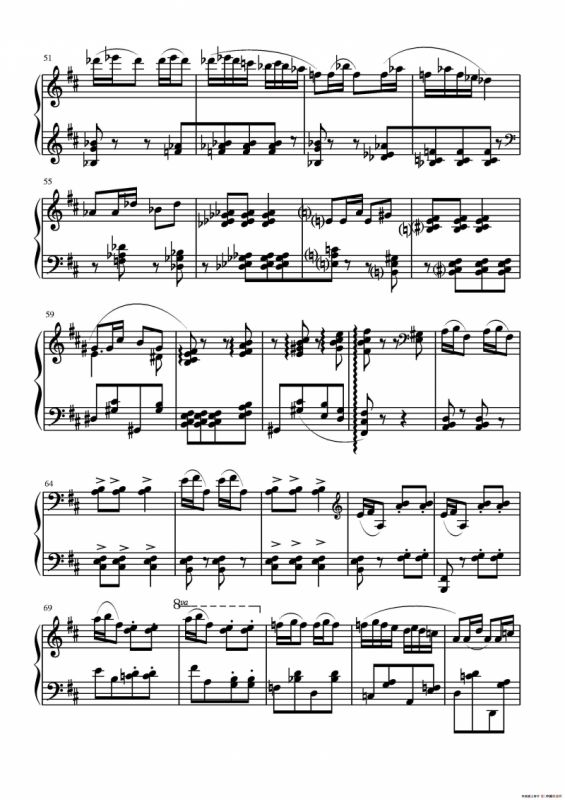 第二钢琴奏鸣曲（第一乐章）