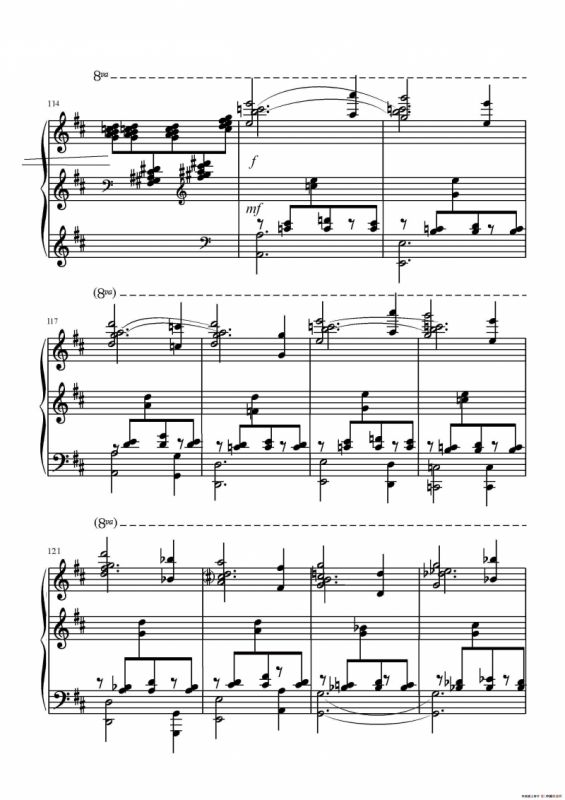 第二钢琴奏鸣曲（第一乐章）