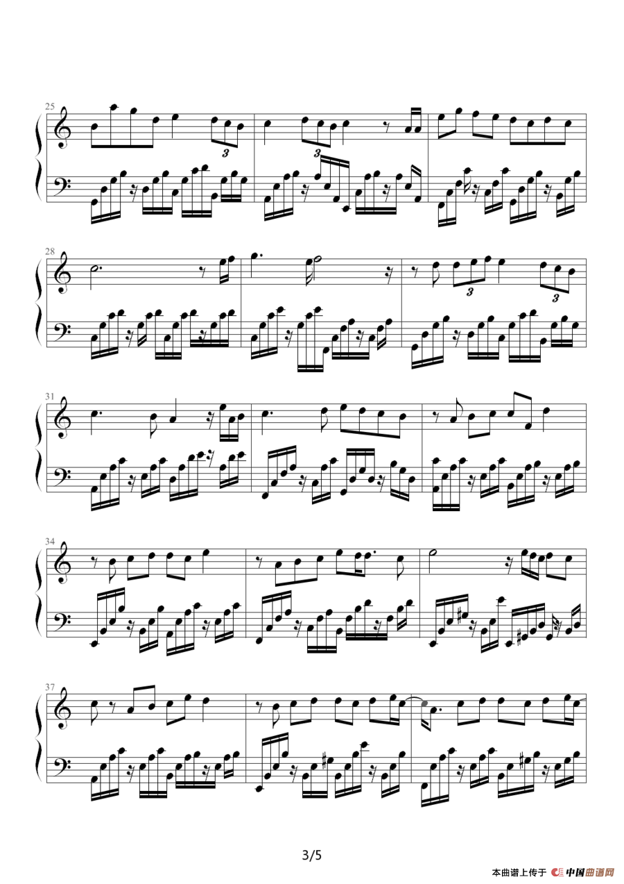 黑色毛衣（花叙制谱版）