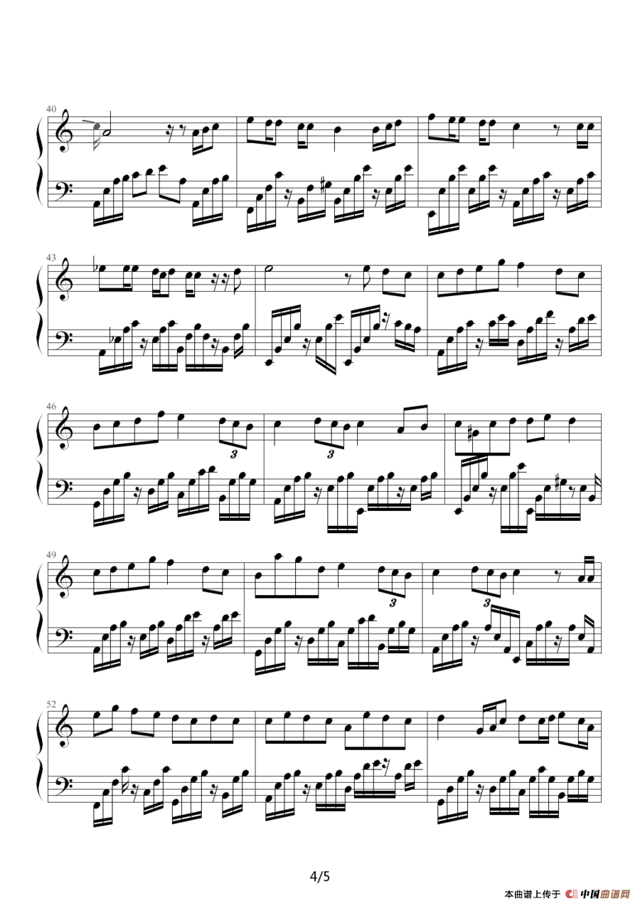 黑色毛衣（花叙制谱版）