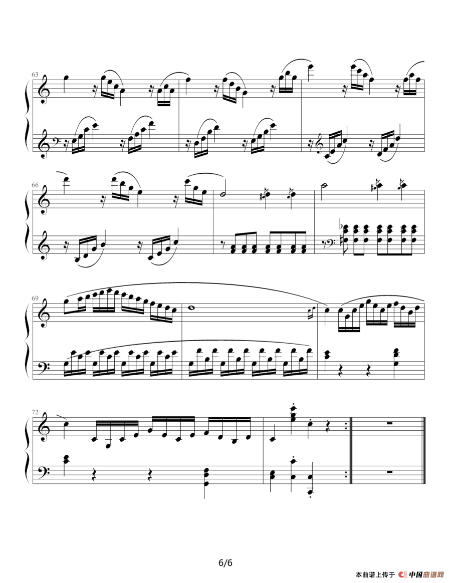 奏鸣曲 Sonatas K.545（Mozart 制谱版）