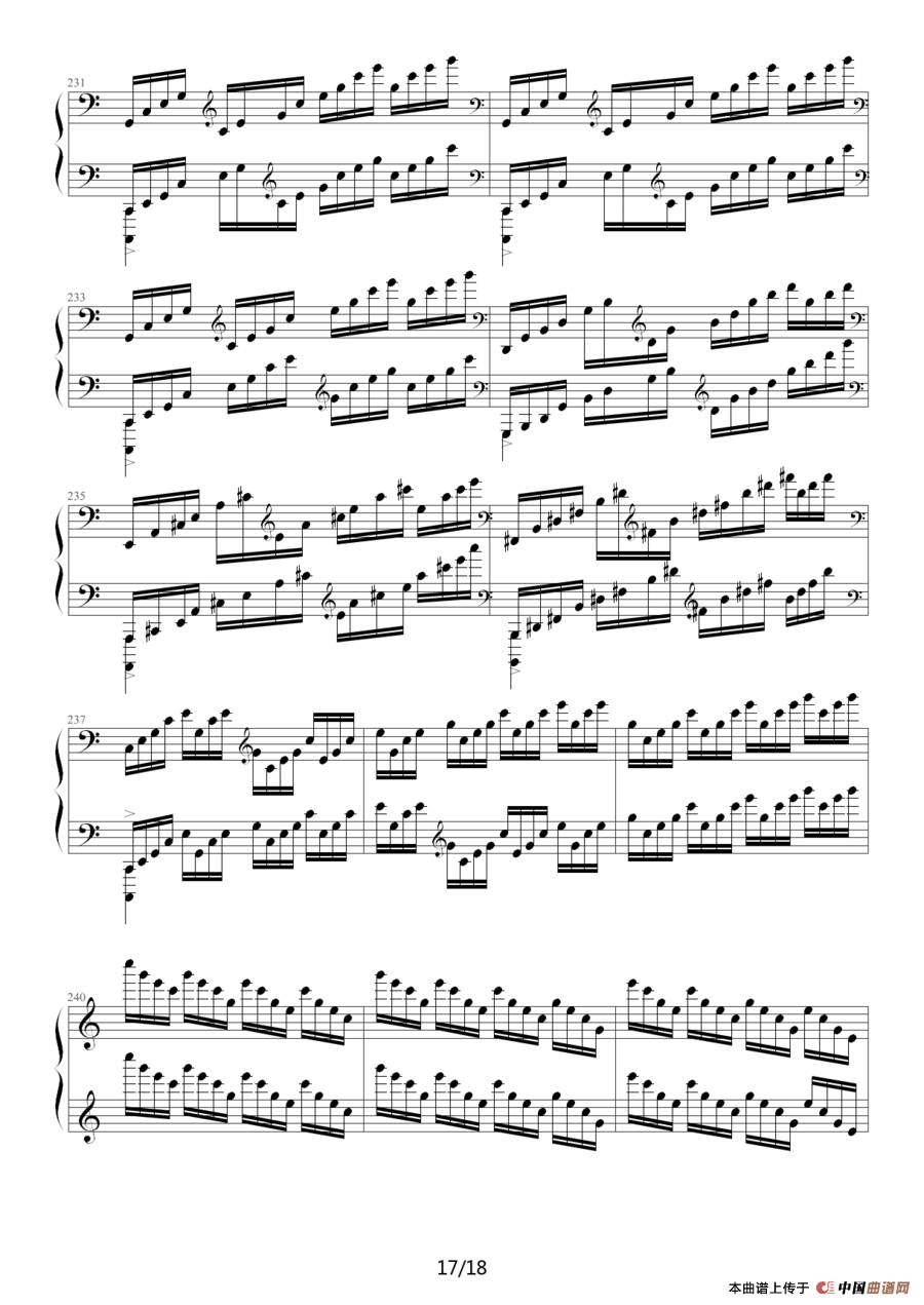 C大调练习曲No.2（琶音和左手跳跃练习）