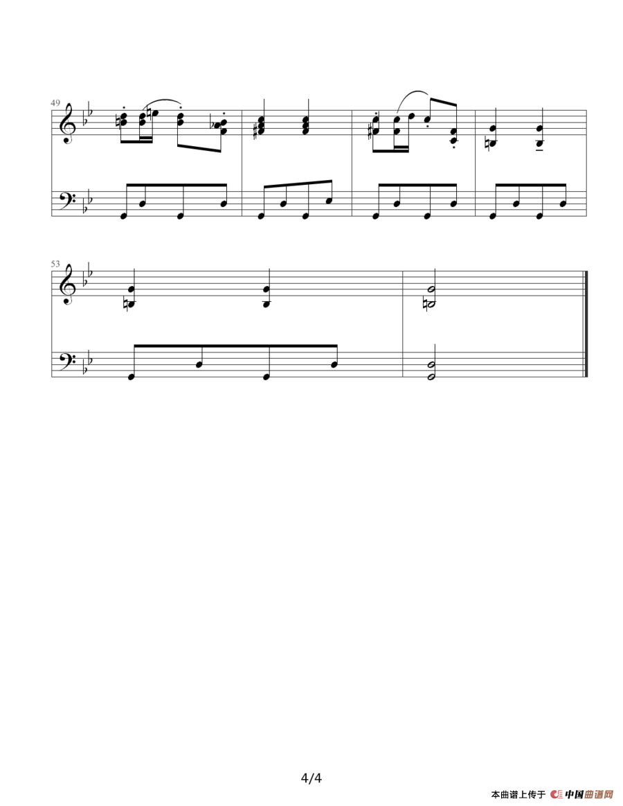 音乐的瞬间（哈迪制谱版）