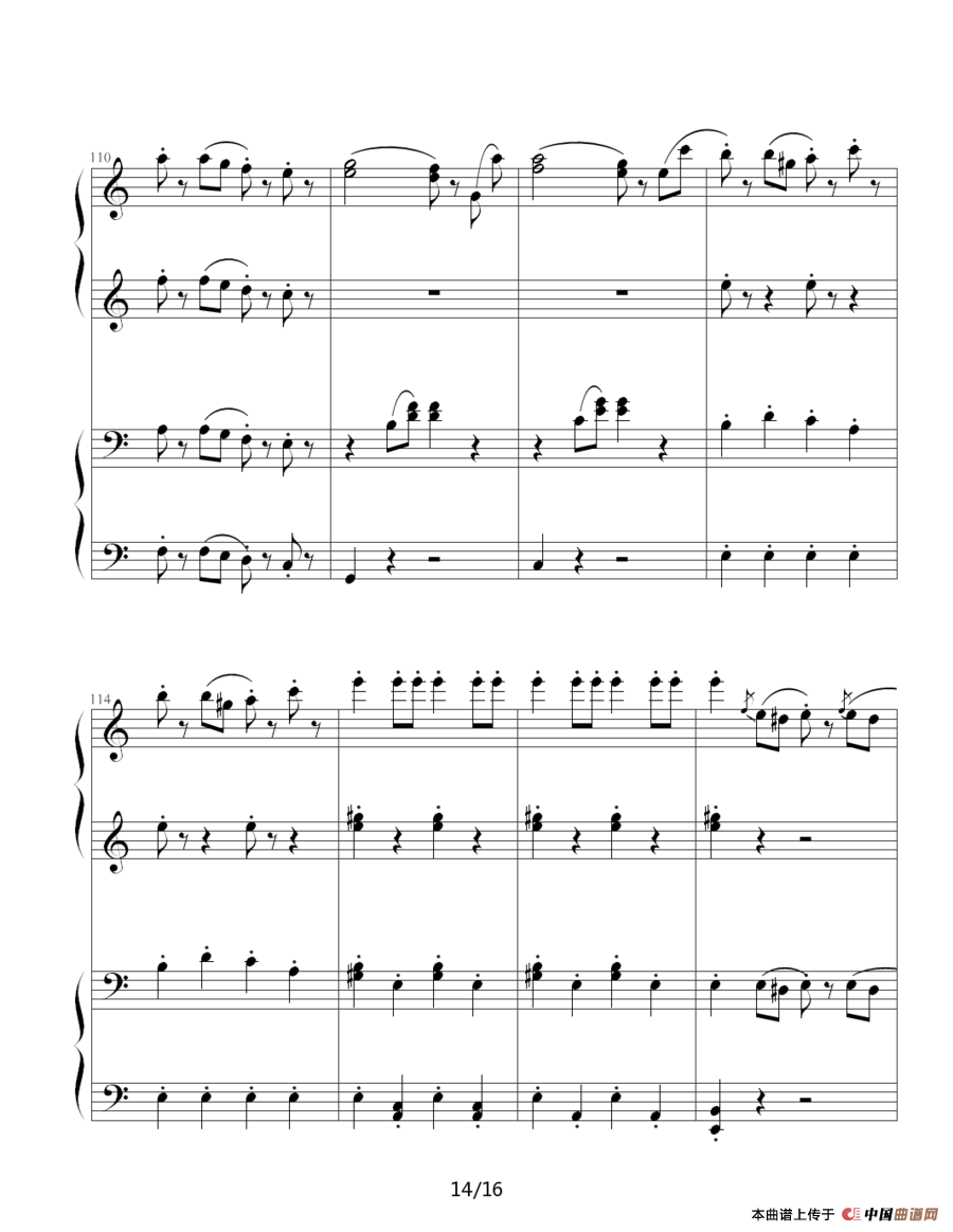 拉德斯基进行曲（双钢琴合奏）