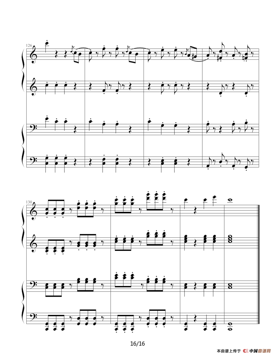 拉德斯基进行曲（双钢琴合奏）