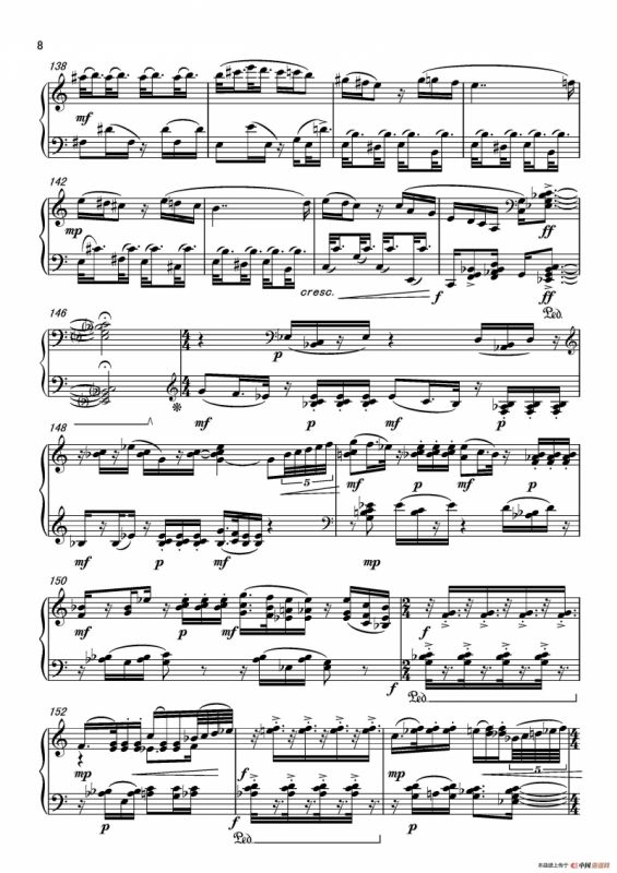 第五钢琴奏鸣曲Piano Sonata No.5