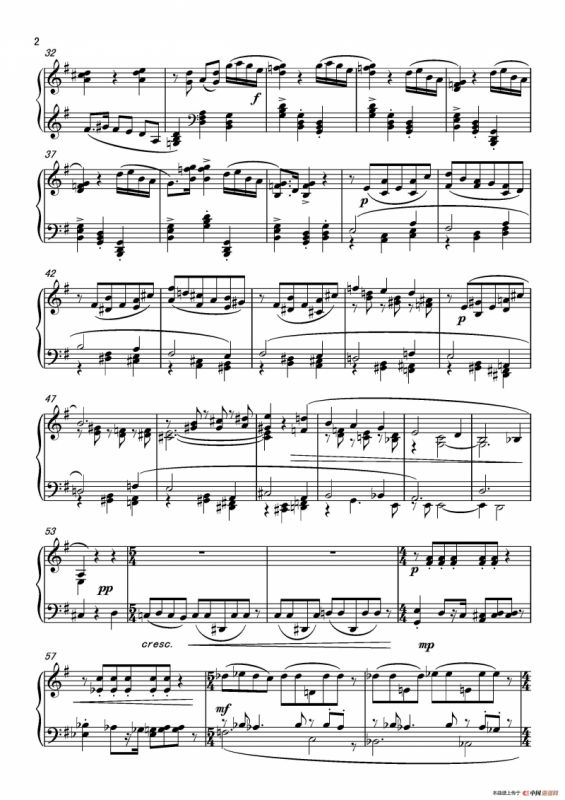 第五钢琴奏鸣曲Piano Sonata No.5