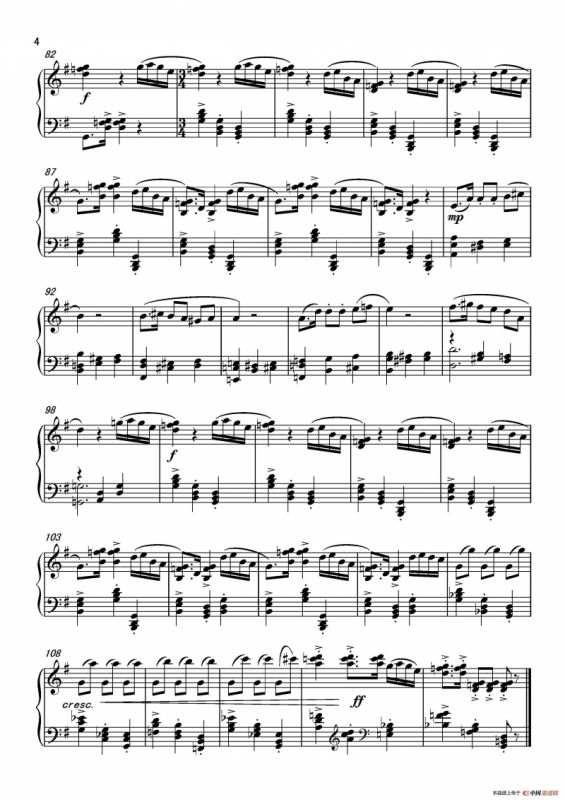 第五钢琴奏鸣曲Piano Sonata No.5