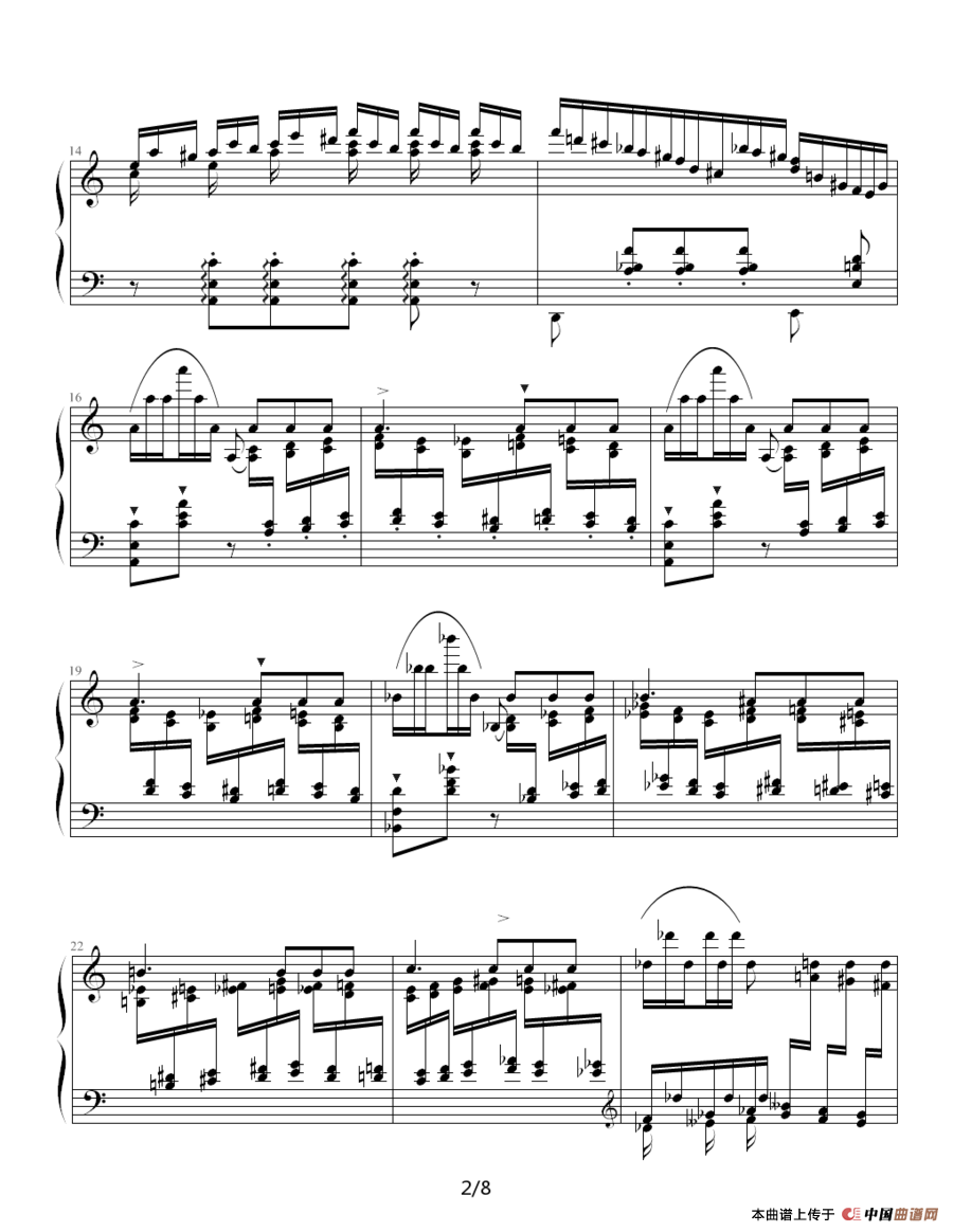 李斯特超凡练习曲第二首