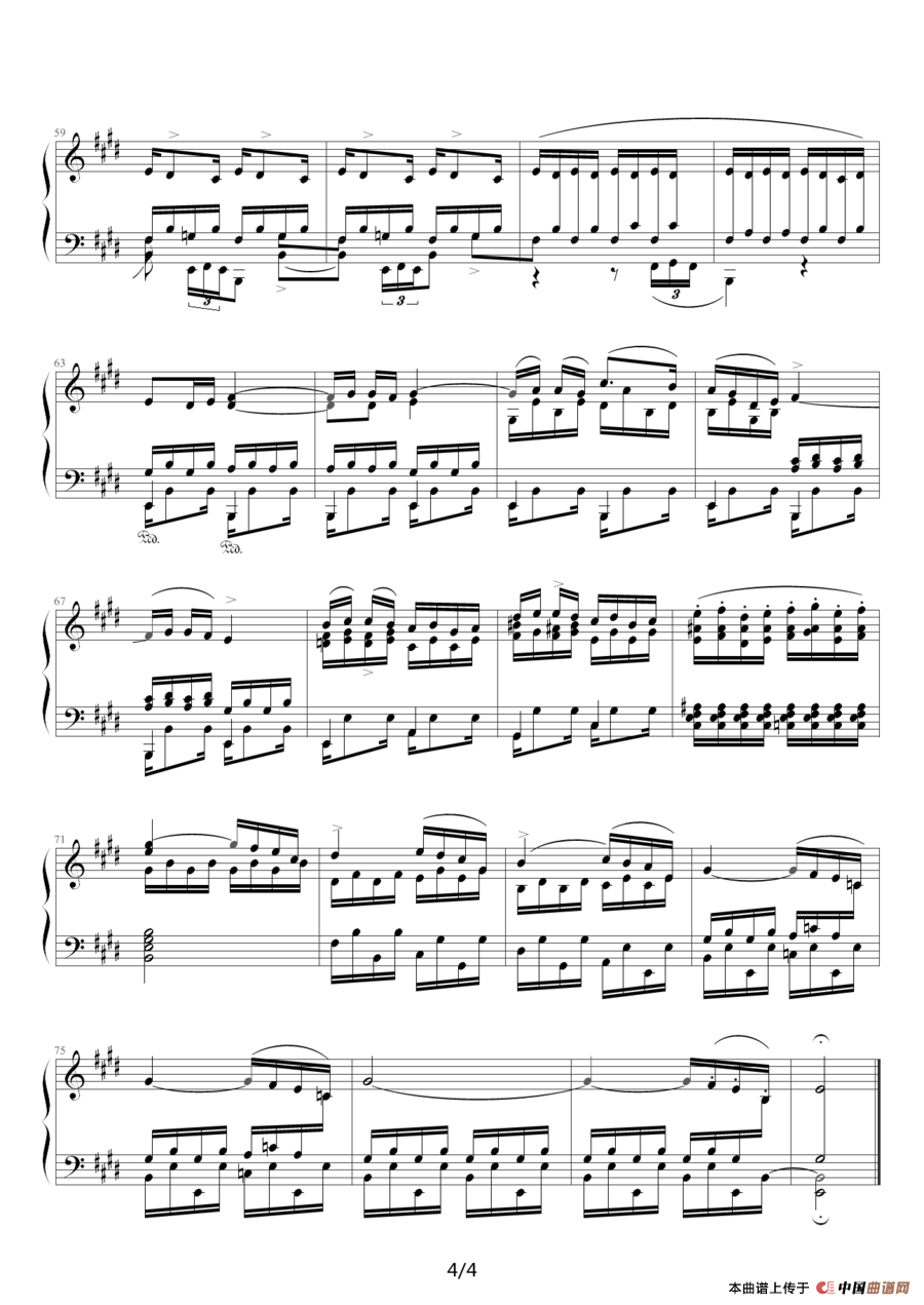 离别（练习曲OP10No3）