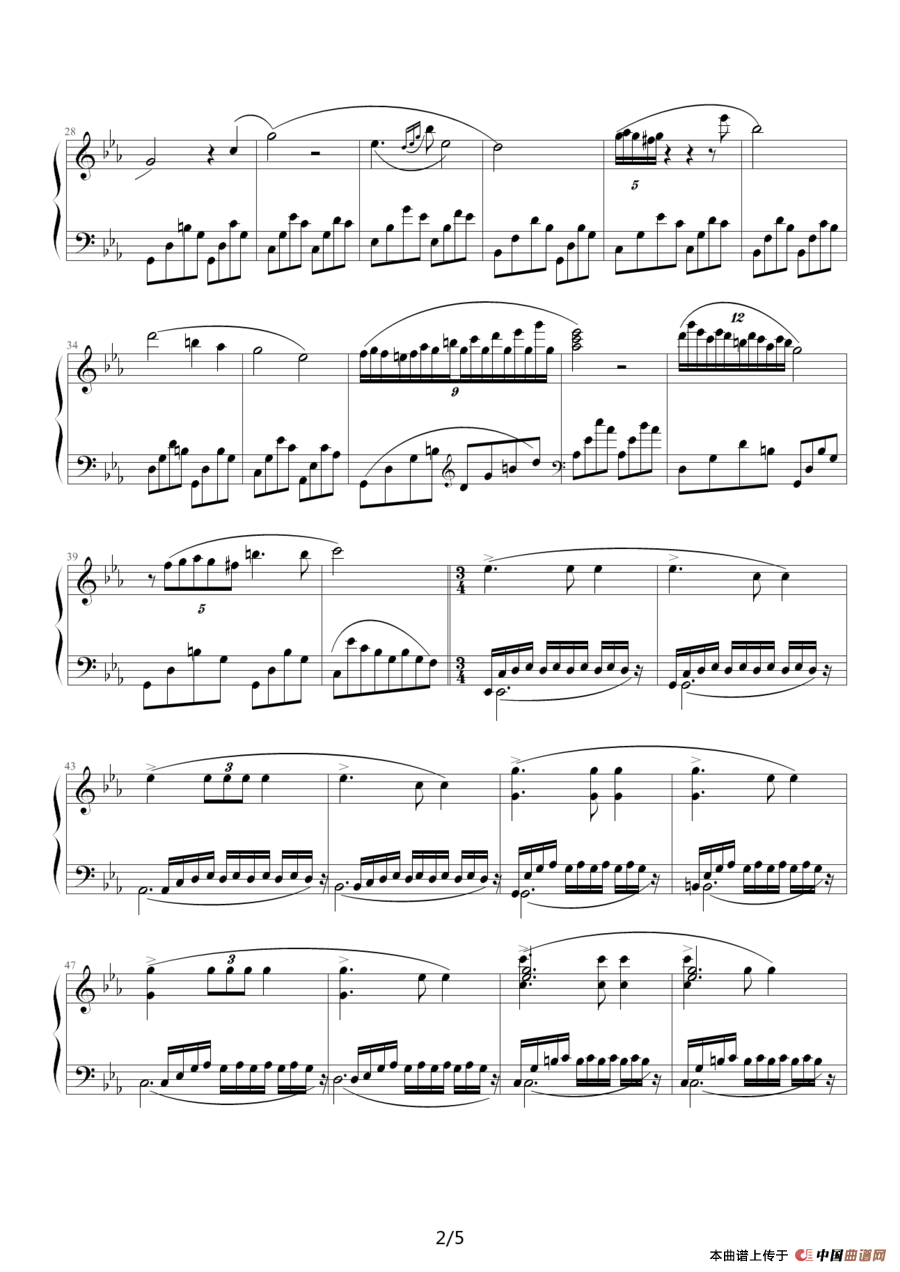 c 小调夜曲（致Music-boy）