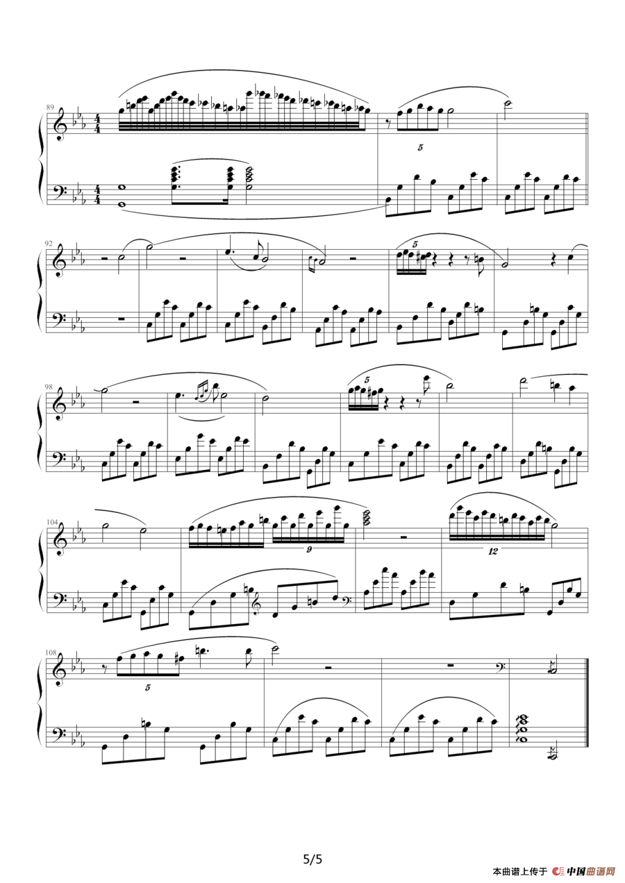 c 小调夜曲（致Music-boy）