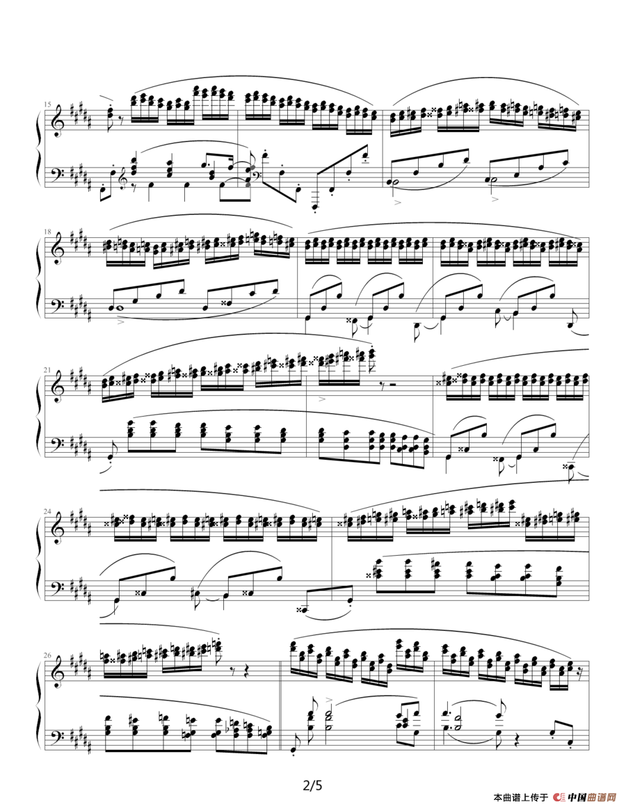 练习曲 Op.25 No.6