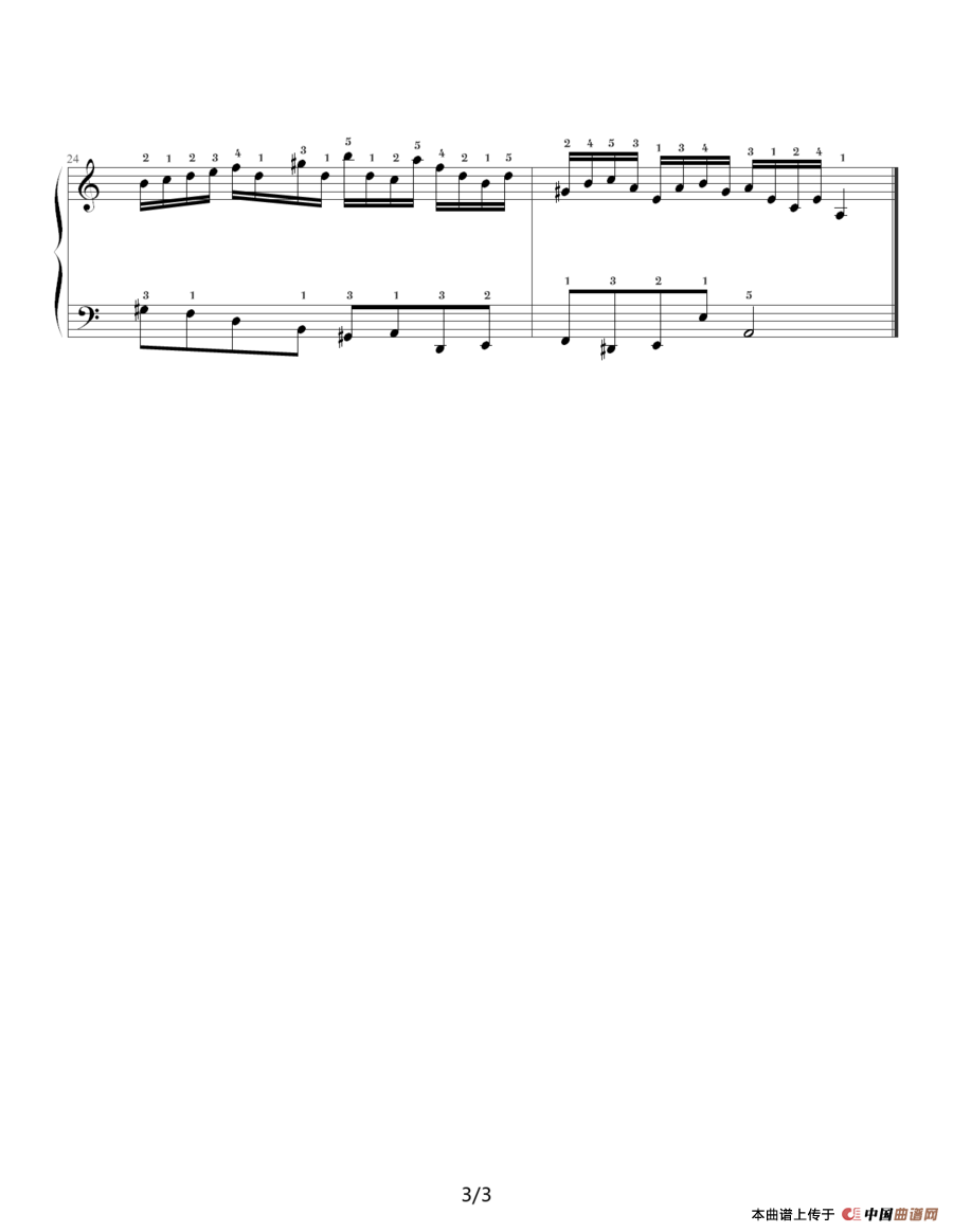 二部创意曲（精确指法版）