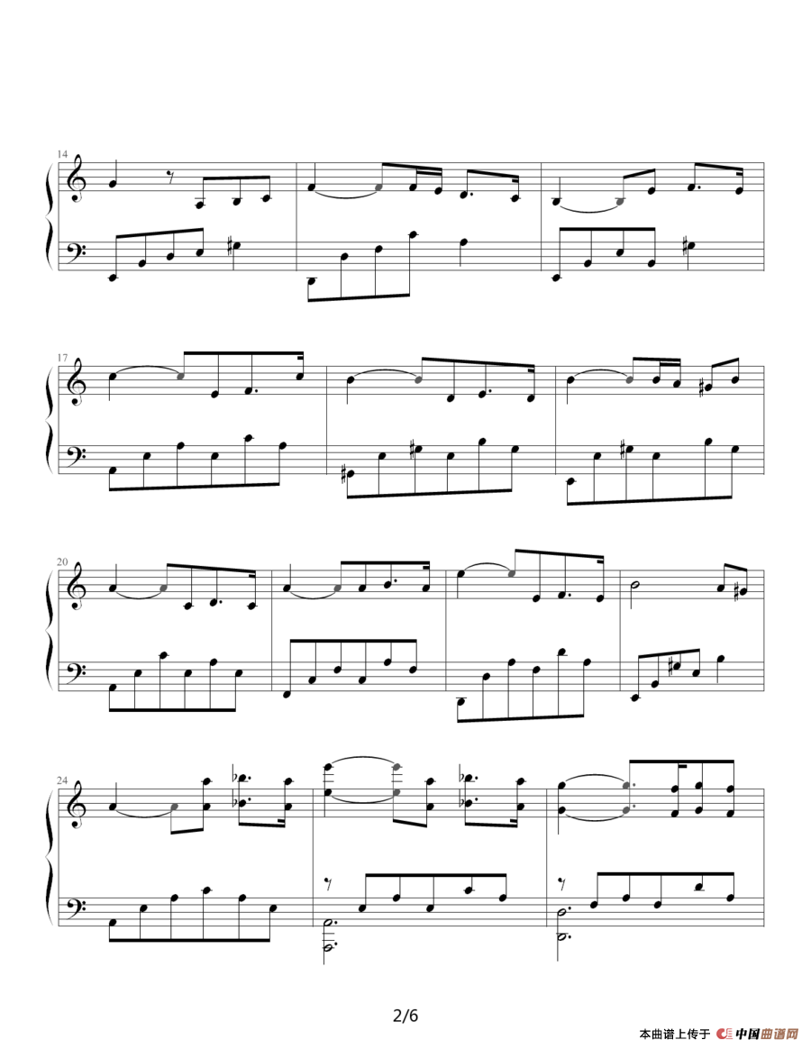 初春—来自神秘园（水晶娃娃记谱版）