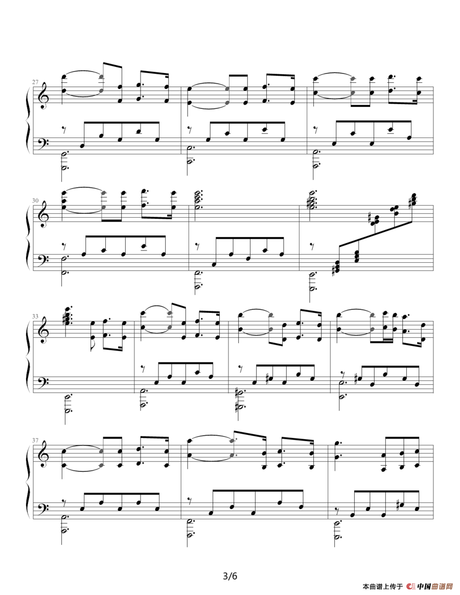 初春—来自神秘园（水晶娃娃记谱版）