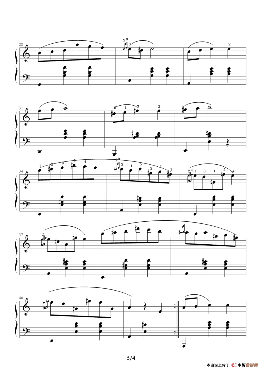 a小调圆舞曲（yh制谱版）