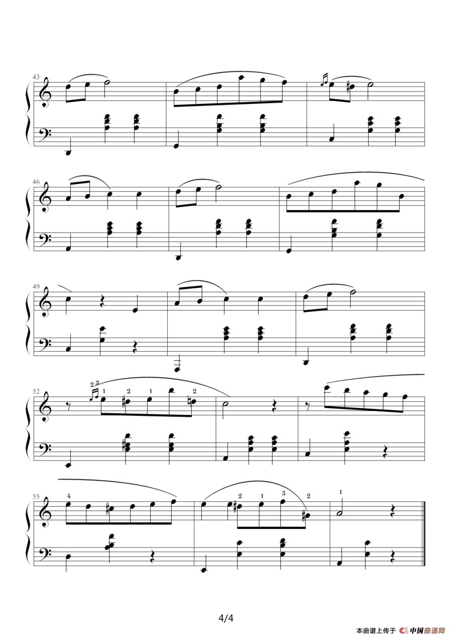 a小调圆舞曲（yh制谱版）