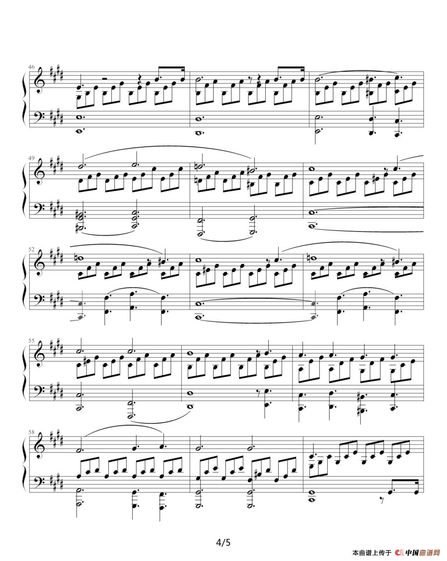 月光奏鸣曲（贝多芬《月光》第一乐章）