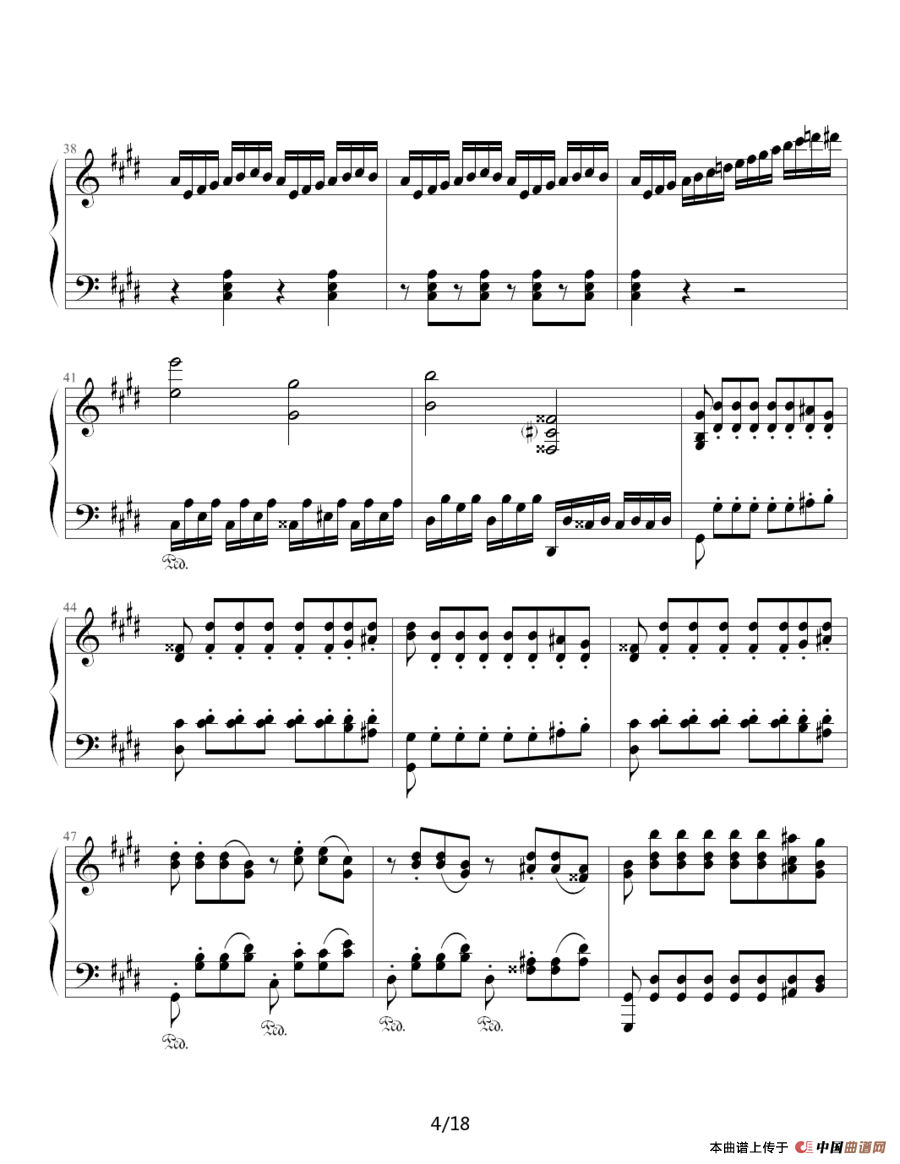 月光奏鸣曲（贝多芬《月光》第三乐章）