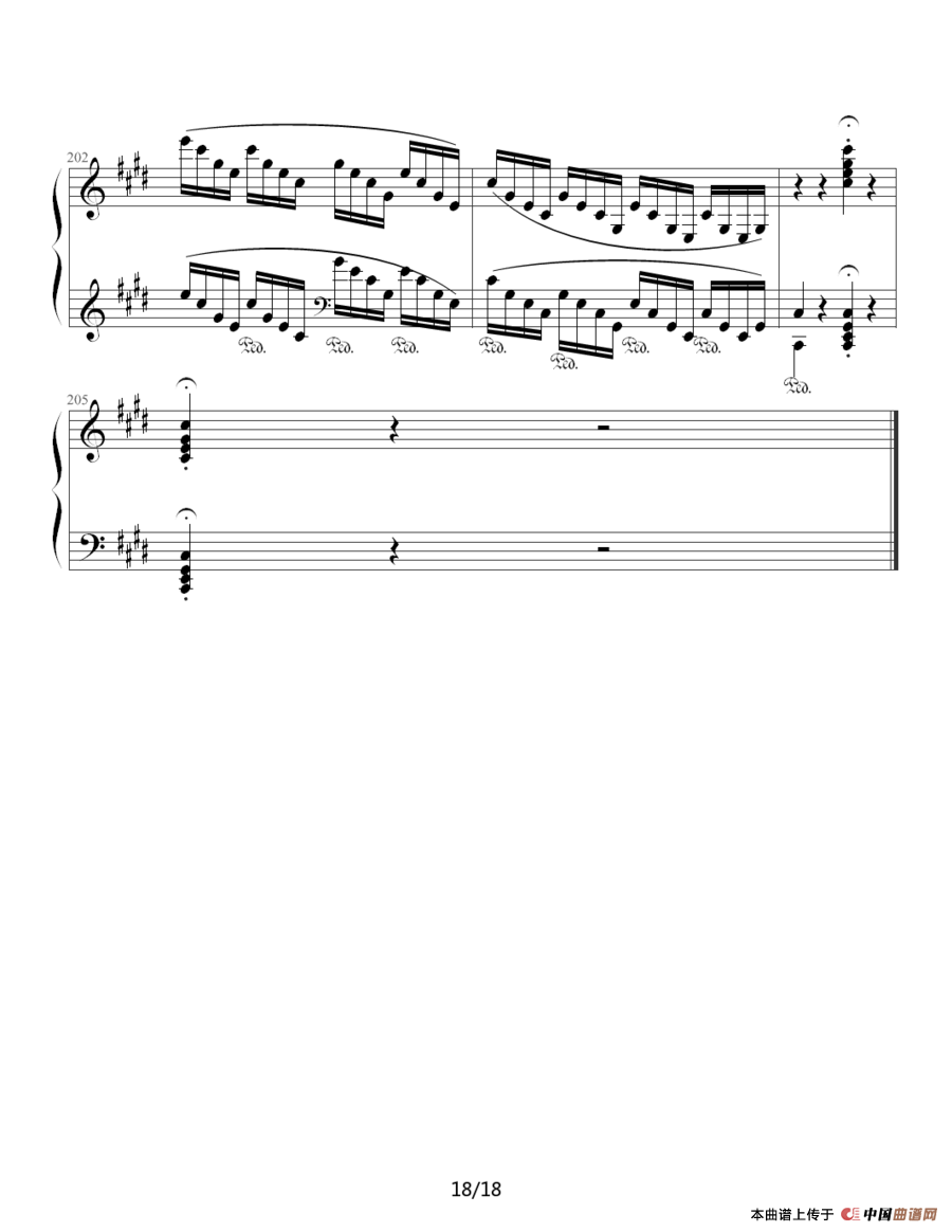 月光奏鸣曲（贝多芬《月光》第三乐章）