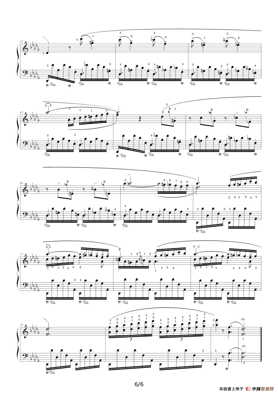 降D大调夜曲，Op.27,No.2（肖邦第8号夜曲）