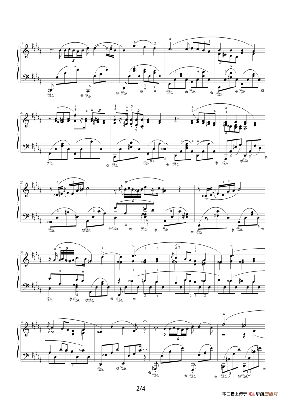 B大调夜曲，Op.32,No.1（肖邦第9号夜曲）