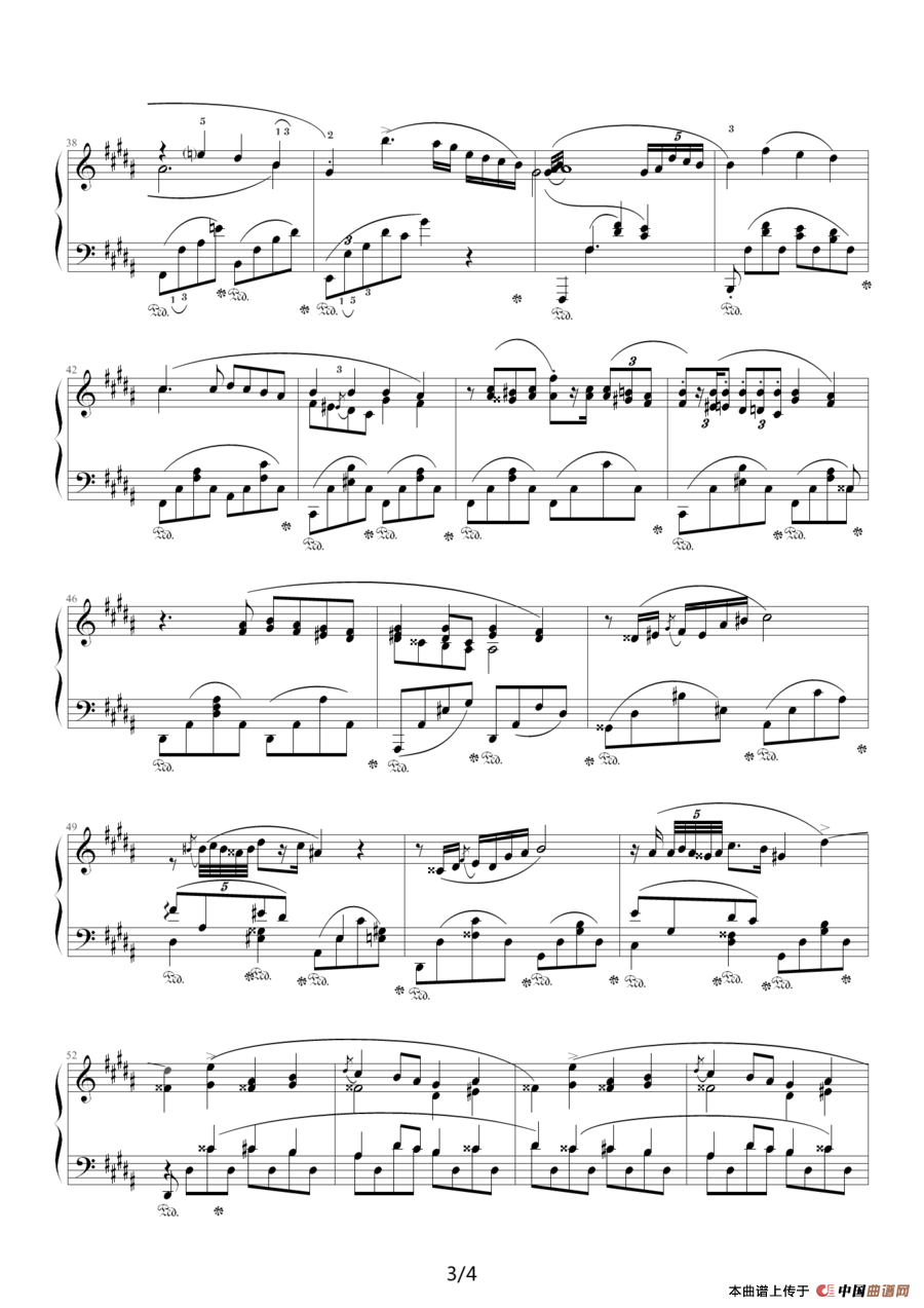 B大调夜曲，Op.32,No.1（肖邦第9号夜曲）