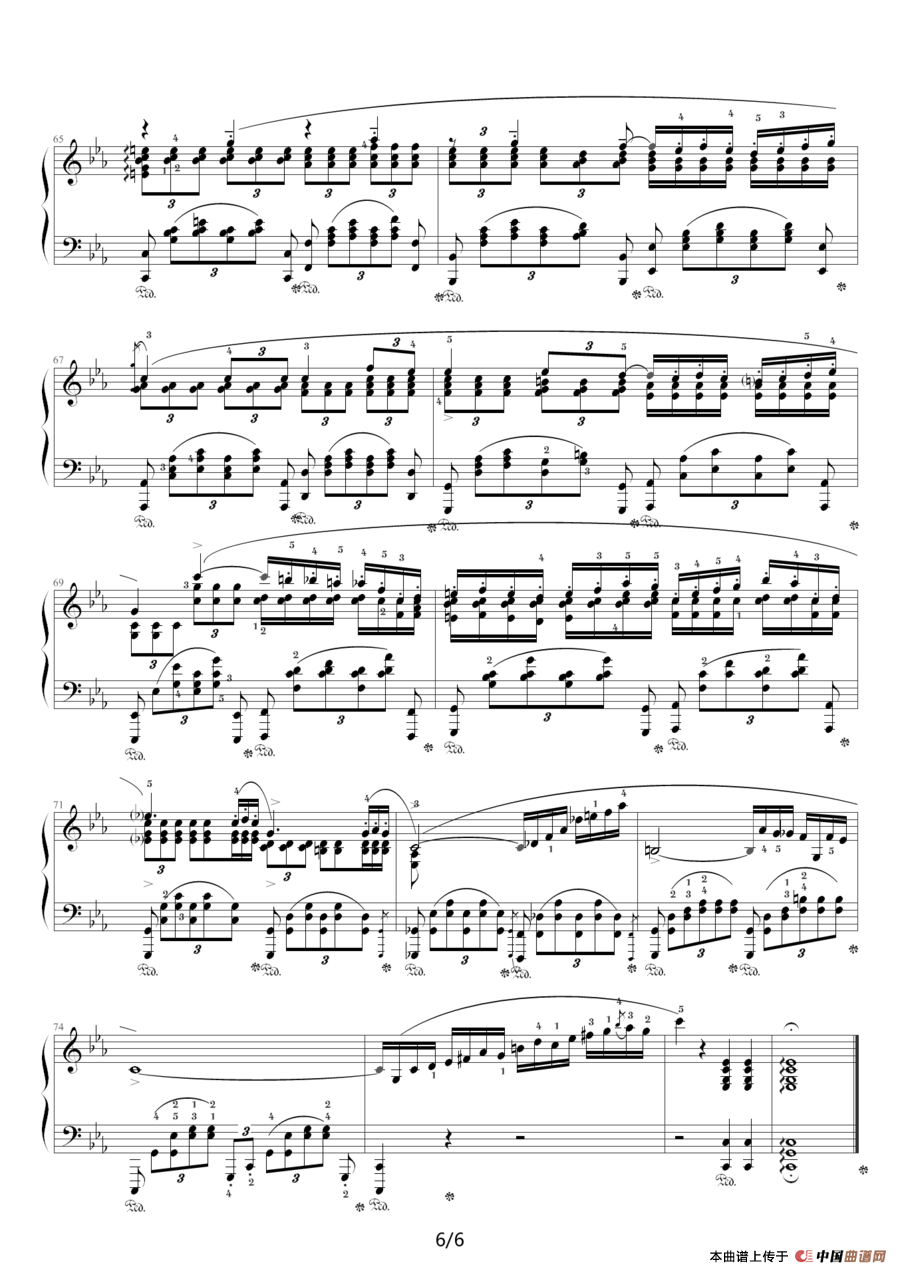 c小调夜曲，Op.48,No.1（肖邦第13号夜曲）