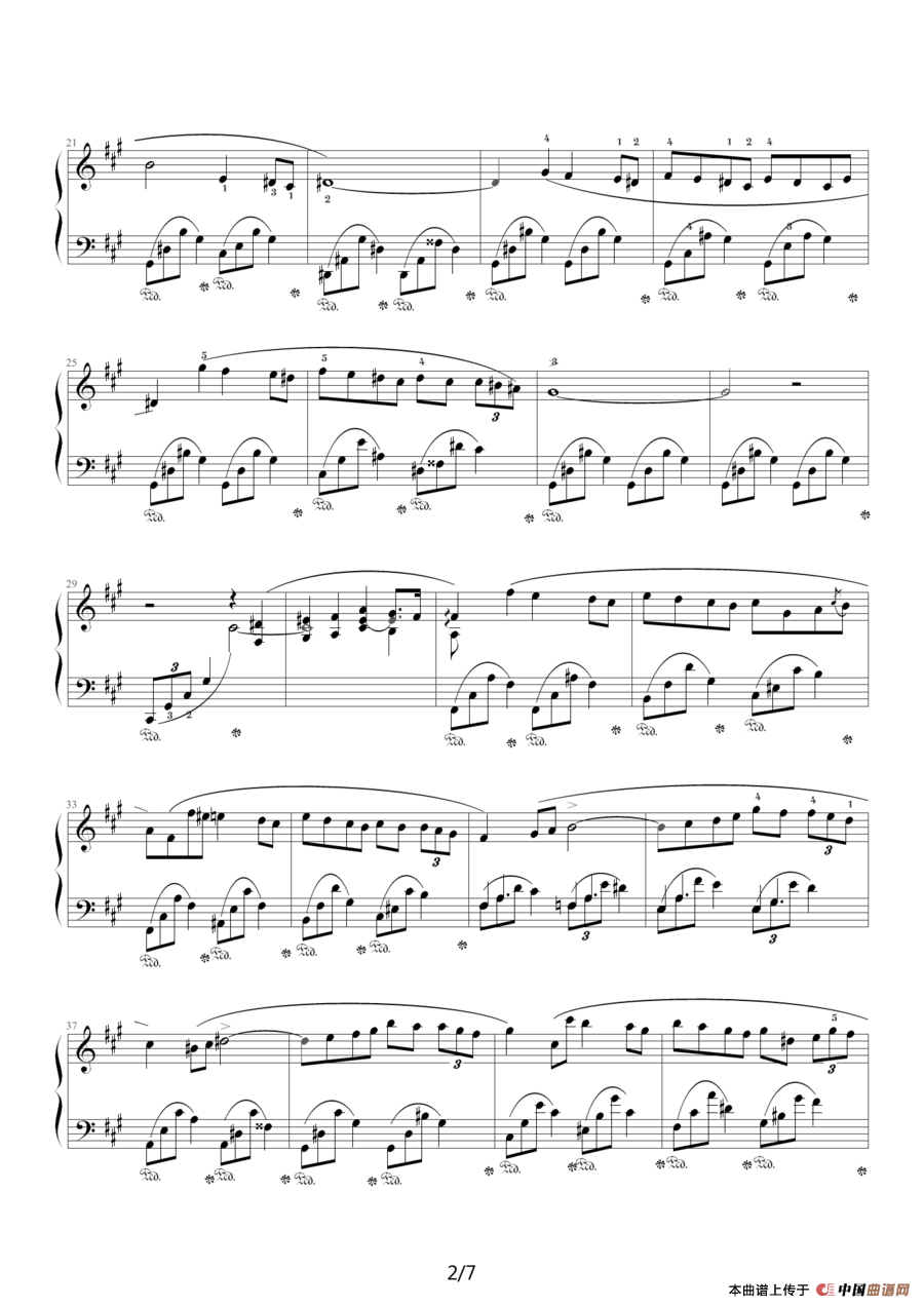 升f小调夜曲，Op.48,No.2（肖邦第14号夜曲）