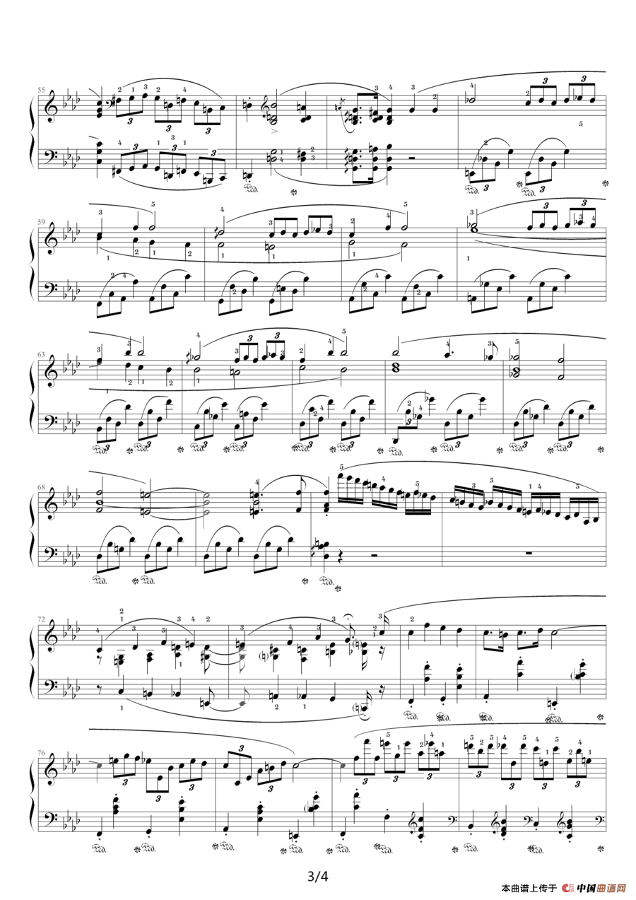 f小调夜曲，Op.55,No.1（肖邦第15号夜曲）