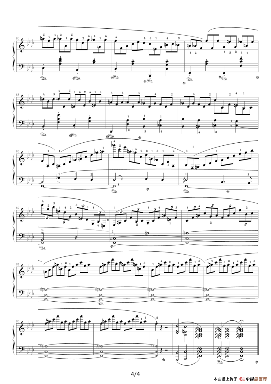 f小调夜曲，Op.55,No.1（肖邦第15号夜曲）