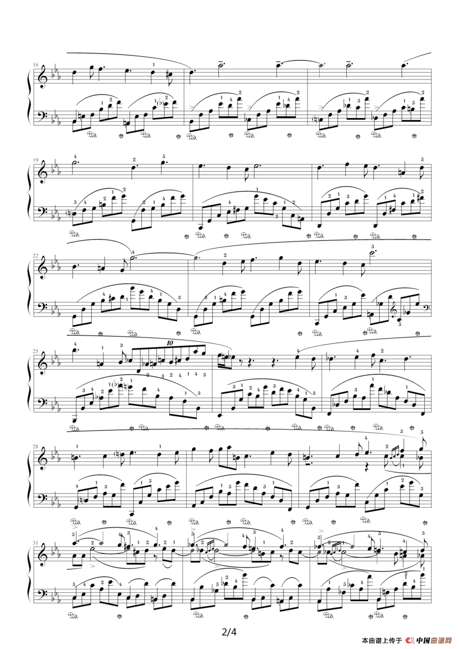 降E大调夜曲，Op.55,No.2（肖邦第16号夜曲）