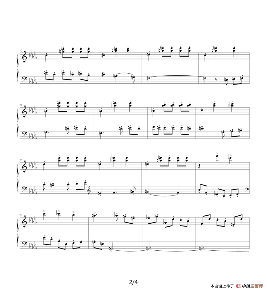 肖斯塔科维奇—前奏曲（15）：降D大调