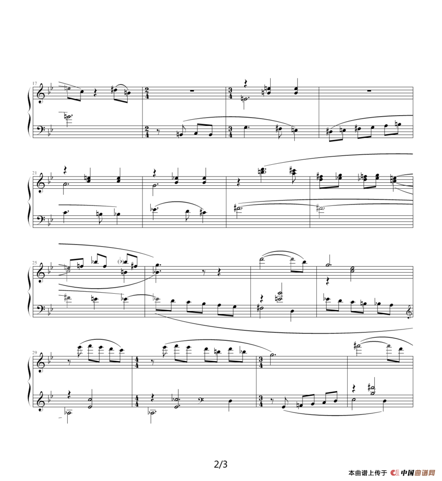 肖斯塔科维奇—前奏曲（22）：g小调