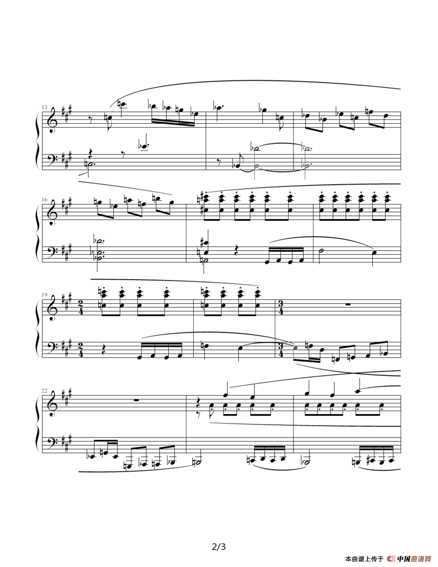 肖斯塔科维奇—前奏曲（7）：A大调