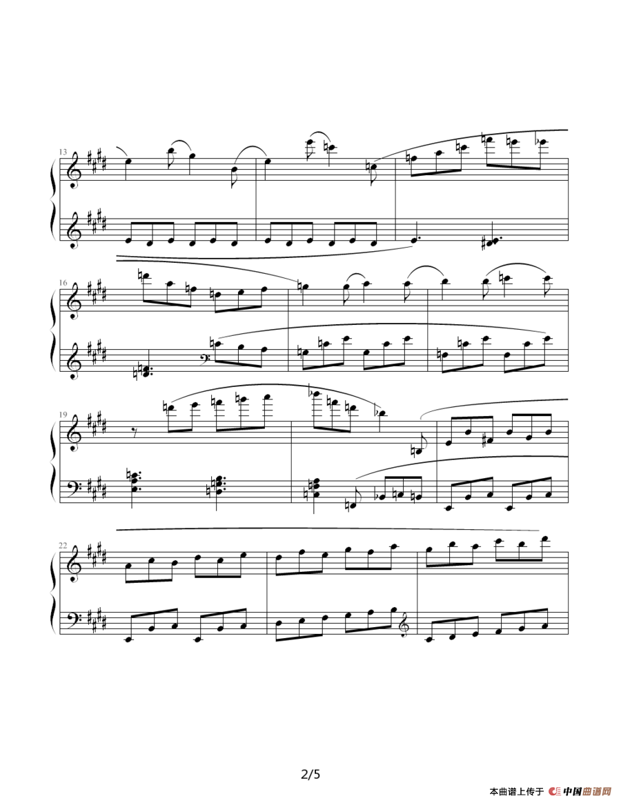 肖斯塔科维奇—前奏曲（9）：E大调