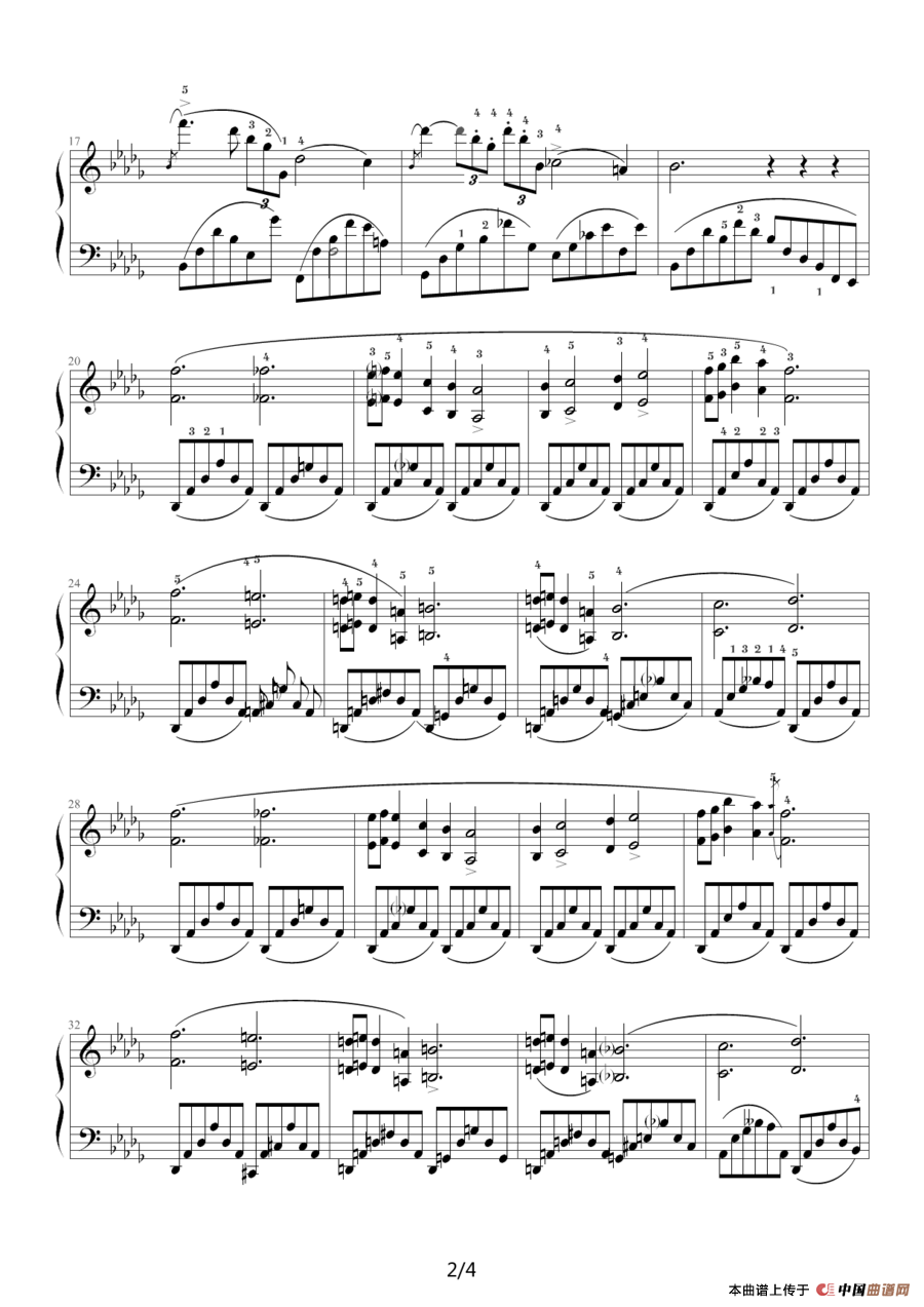 降b小调夜曲，Op.9,No.1（肖邦第1号夜曲）