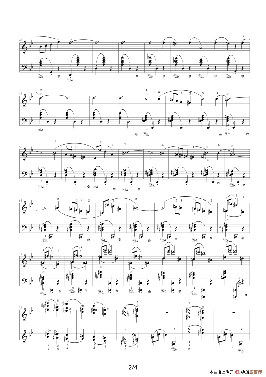 G小调夜曲，Op.15,No.3（肖邦第6号夜曲）