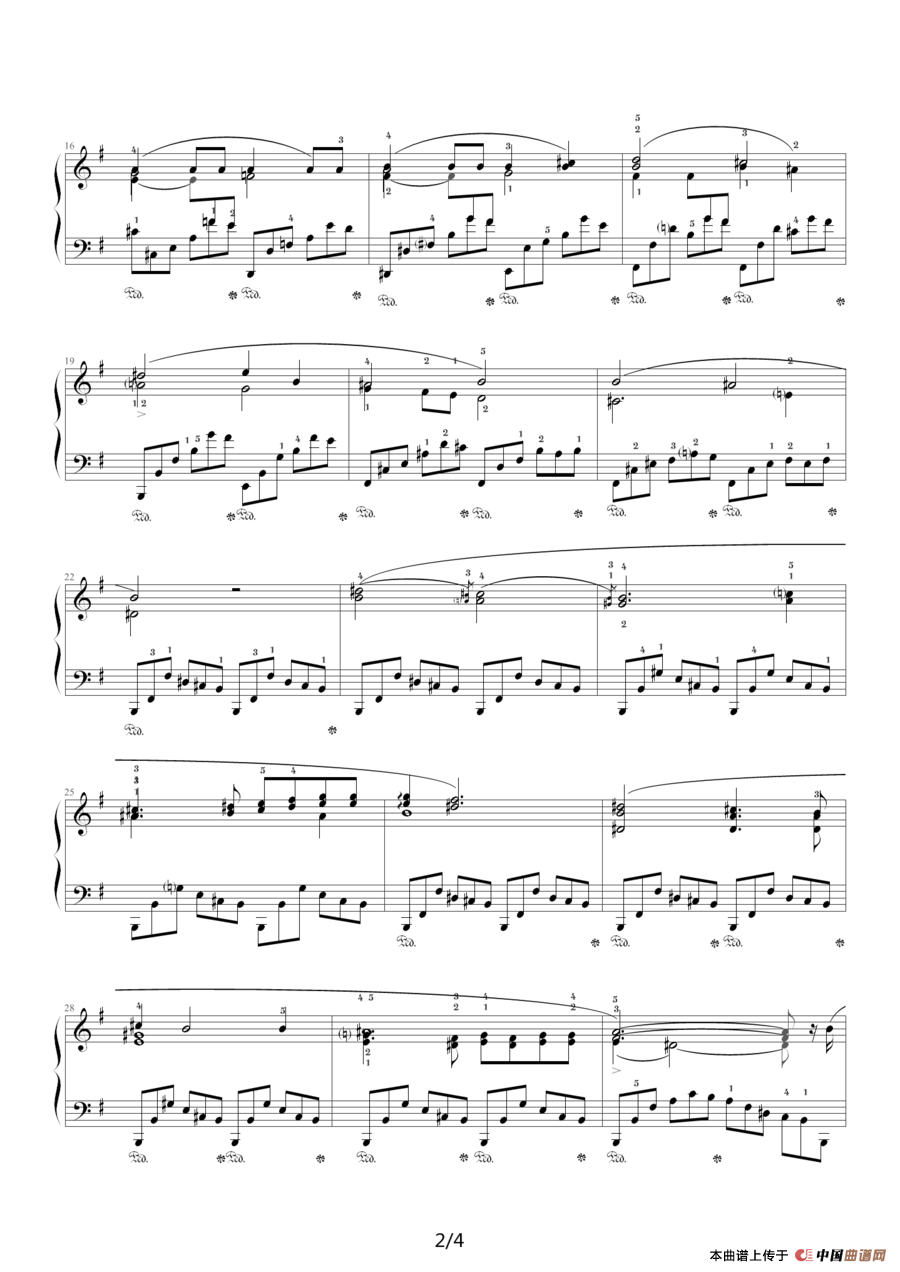 e小调夜曲，Op.72,No.1（肖邦第19号夜曲）