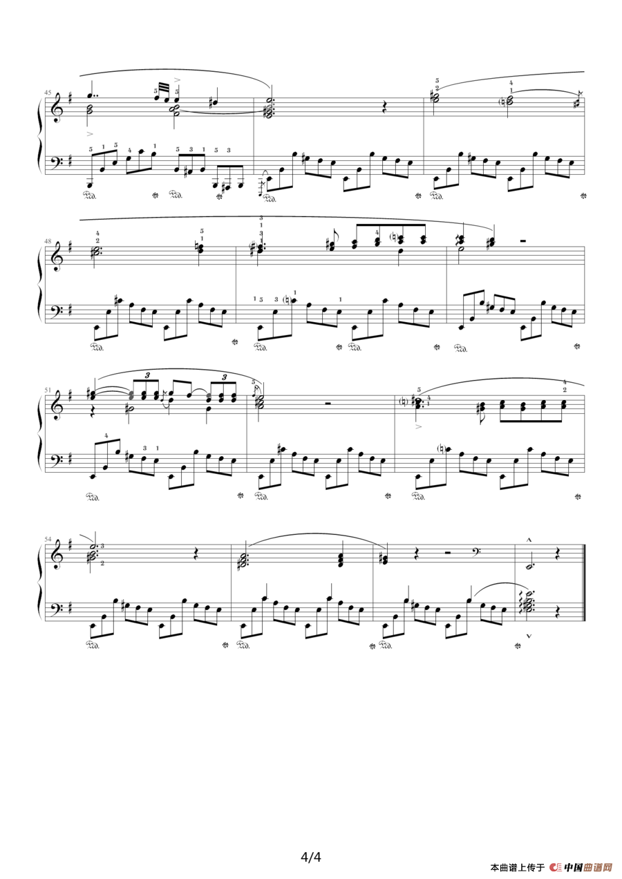 e小调夜曲，Op.72,No.1（肖邦第19号夜曲）