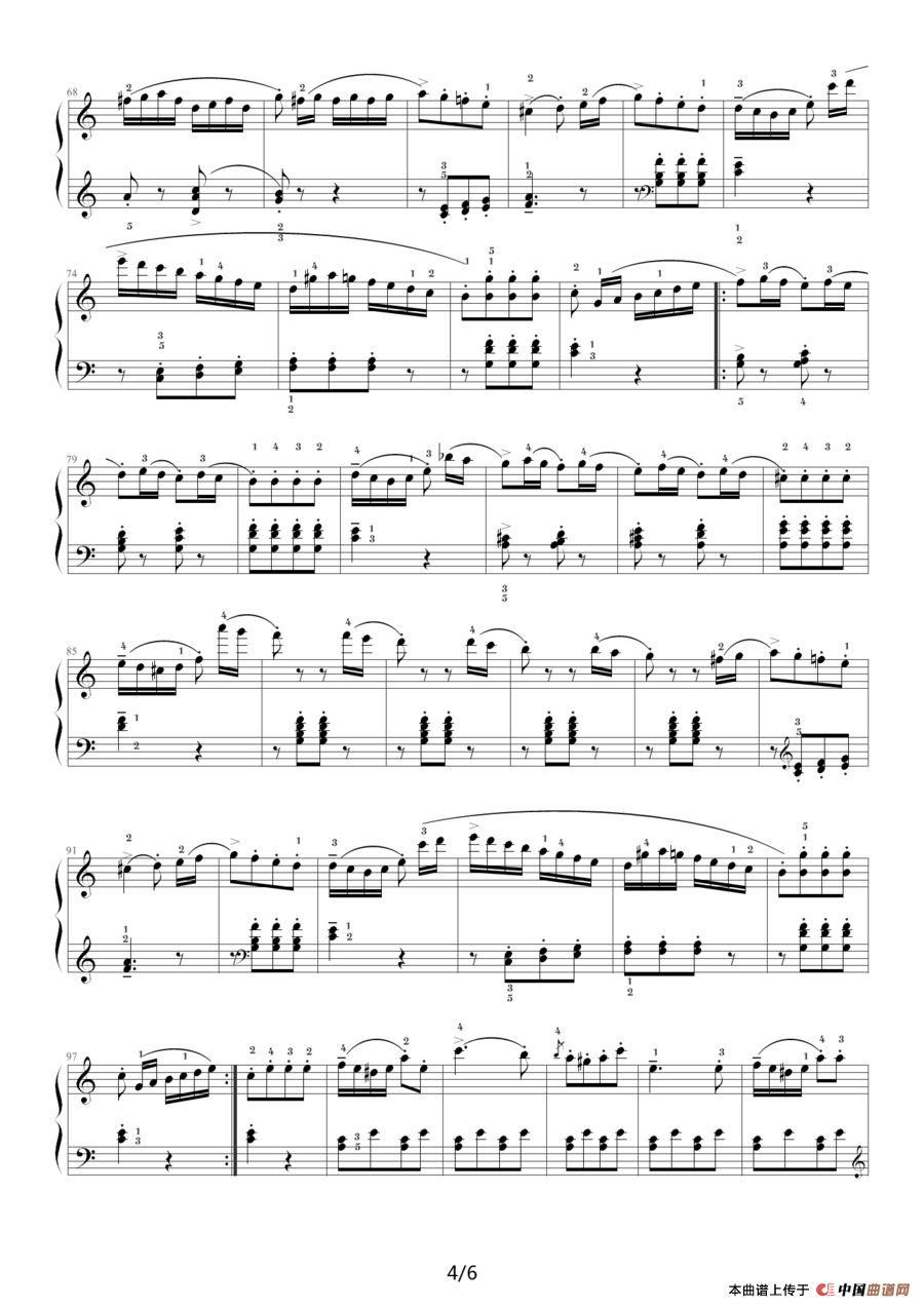 库劳—C大调钢琴小奏鸣曲（Op.55 No.3）