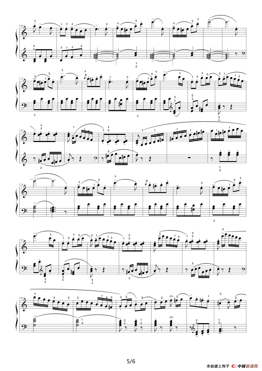 库劳—C大调钢琴小奏鸣曲（Op.55 No.3）