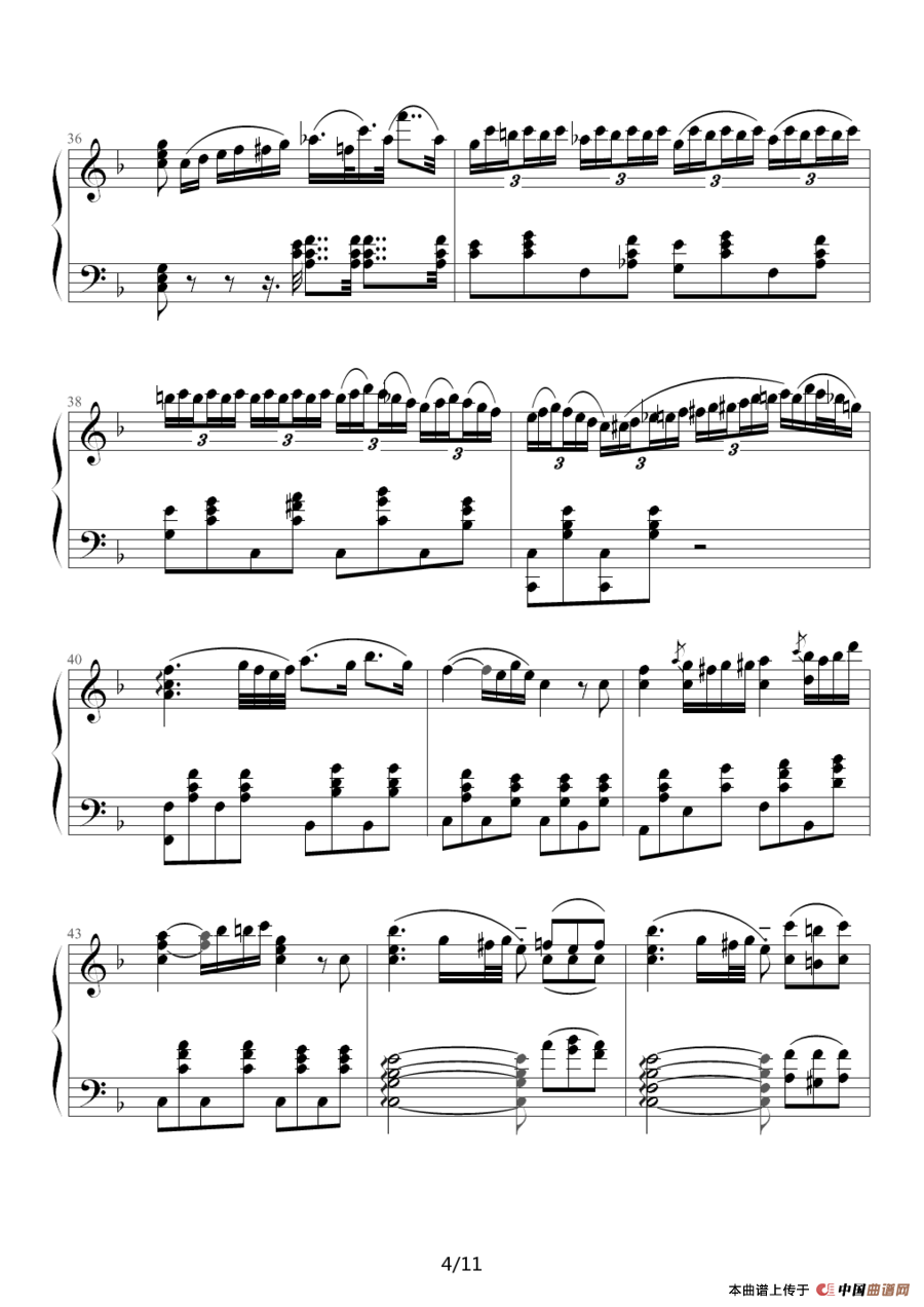 F大调浪漫曲（Romance No.2 Op.50，贝多芬）（根据同名小提琴曲改编）