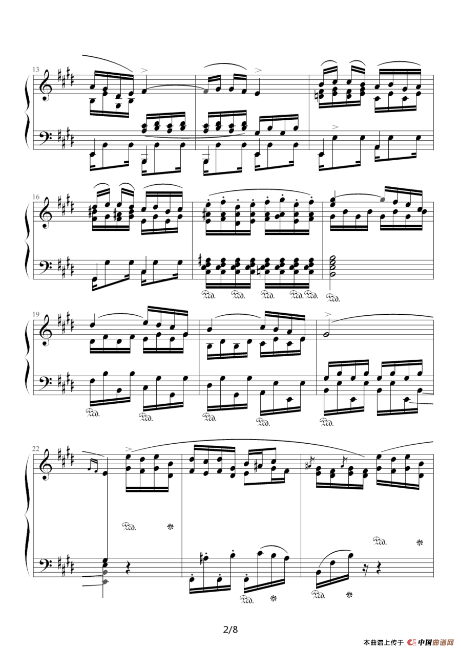 Chopin.肖邦 练习曲 Op.10 No.3 离别曲