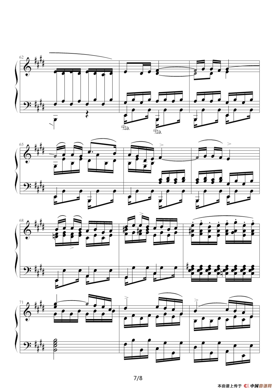 Chopin.肖邦 练习曲 Op.10 No.3 离别曲