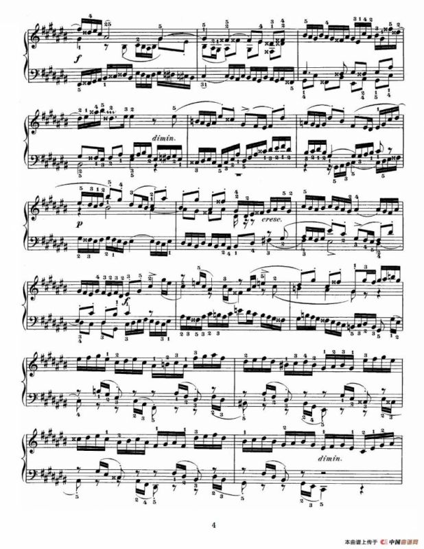 巴赫《平均律钢琴曲集》（Prelude & Fugue-3）