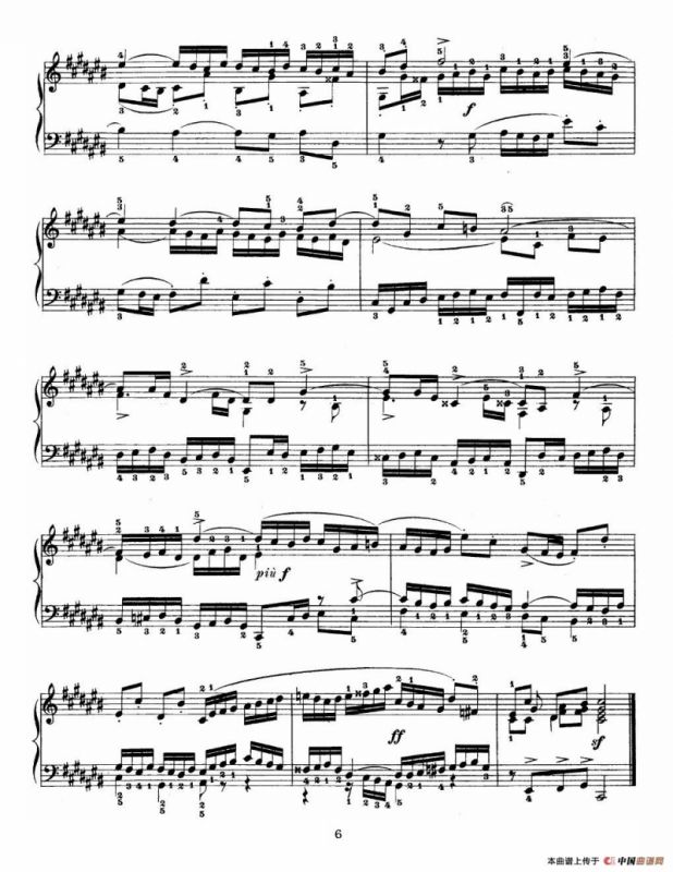 巴赫《平均律钢琴曲集》（Prelude & Fugue-3）